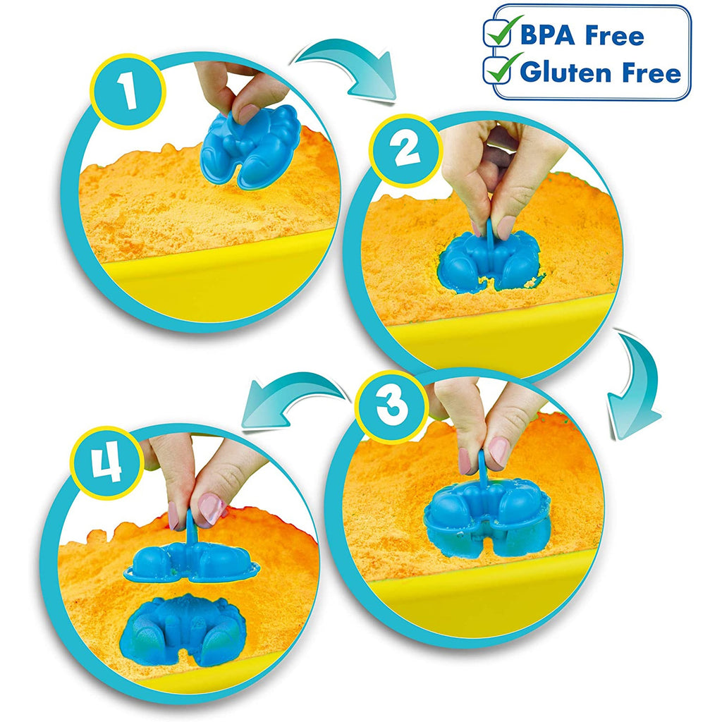 NISIP KINETIC - SET CU FORME MARINE - CRAZE (CRZ28605) - Libelula Vesela - Jucarii