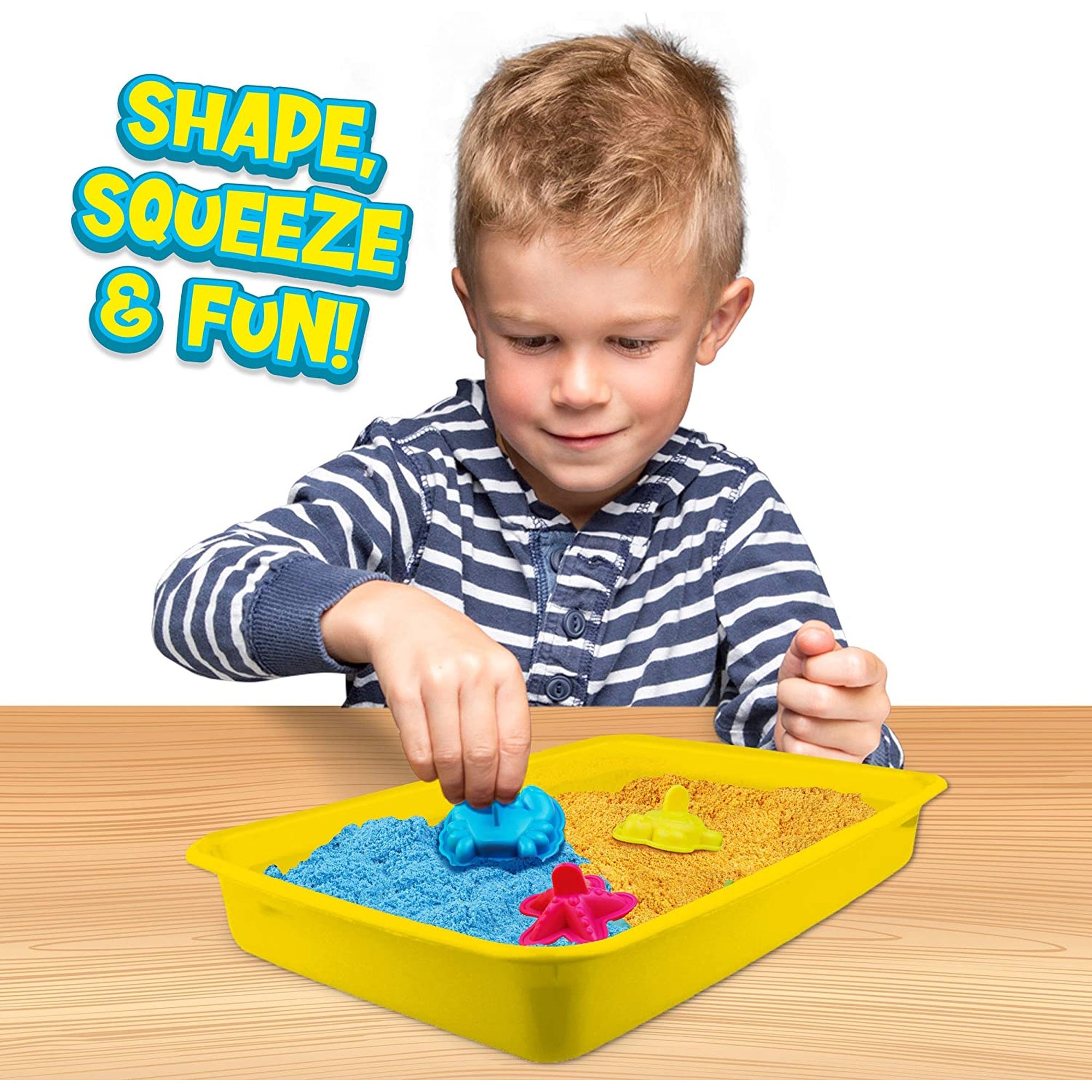 NISIP KINETIC - SET CU FORME MARINE - CRAZE (CRZ28605) - Libelula Vesela - Jucarii