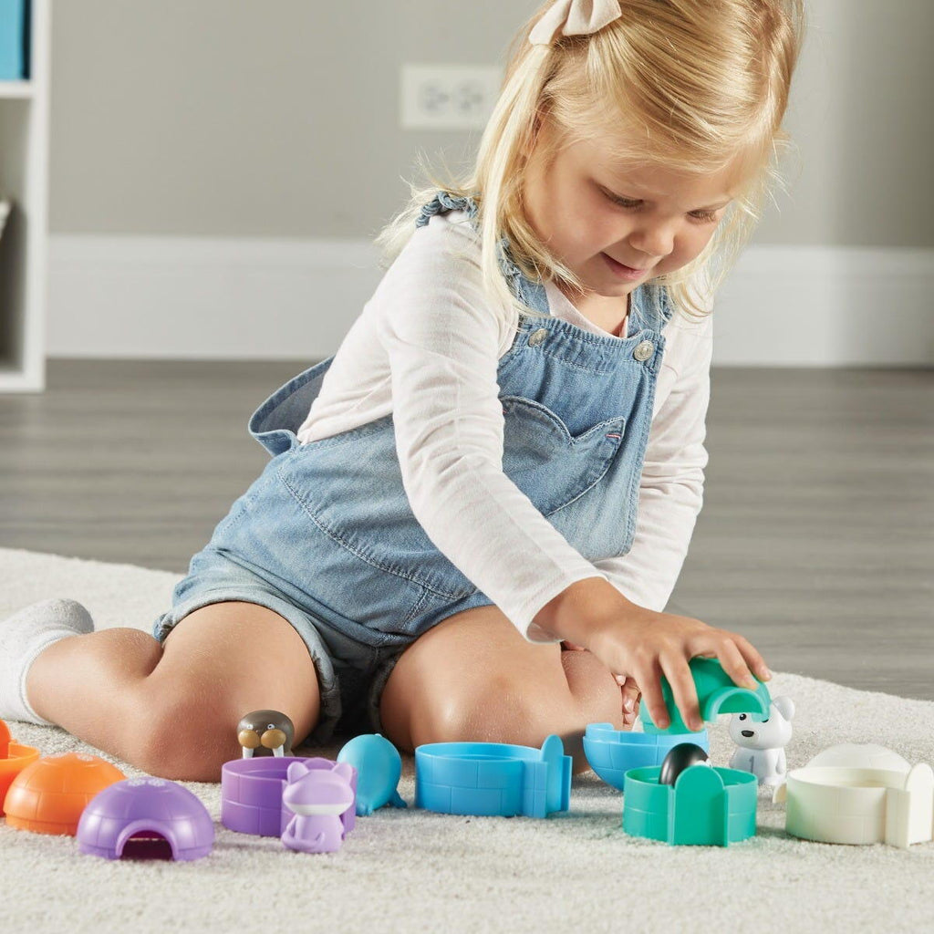 JOC DE SORTARE - ANIMALUTE POLARE - LEARNING RESOURCES (LER6811) - Libelula Vesela - Jucarii