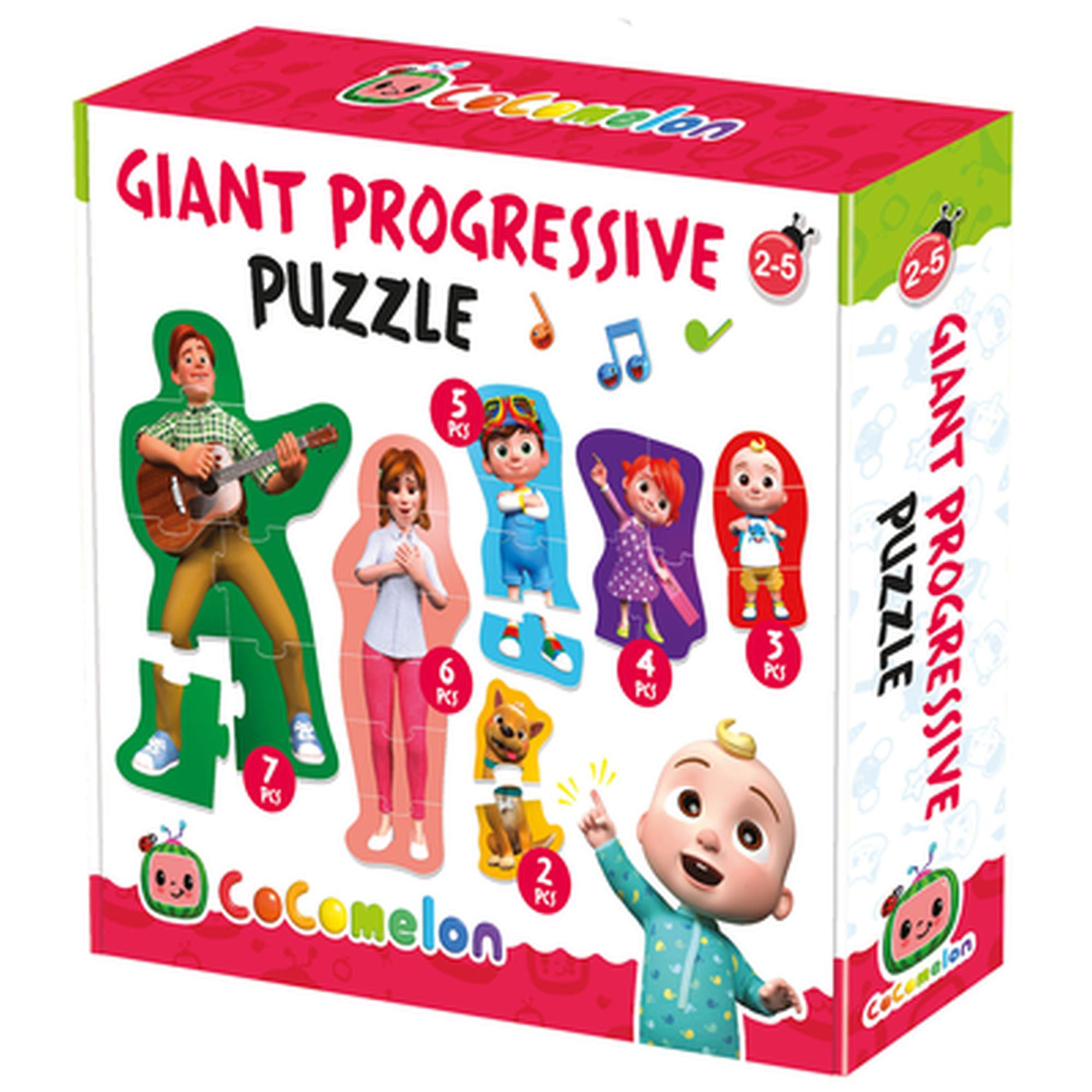 COCOMELON - PUZZLE-URI PROGRESIVE - HEADU (HE29518) - Libelula Vesela - Jucarii