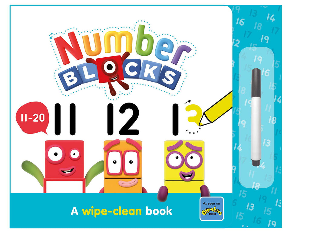 CARTICICA SCRIU SI STERG -  NUMBERBLOCKS 11-20 - NUMBERBLOCKS (9781802630244) - Libelula Vesela - Carti