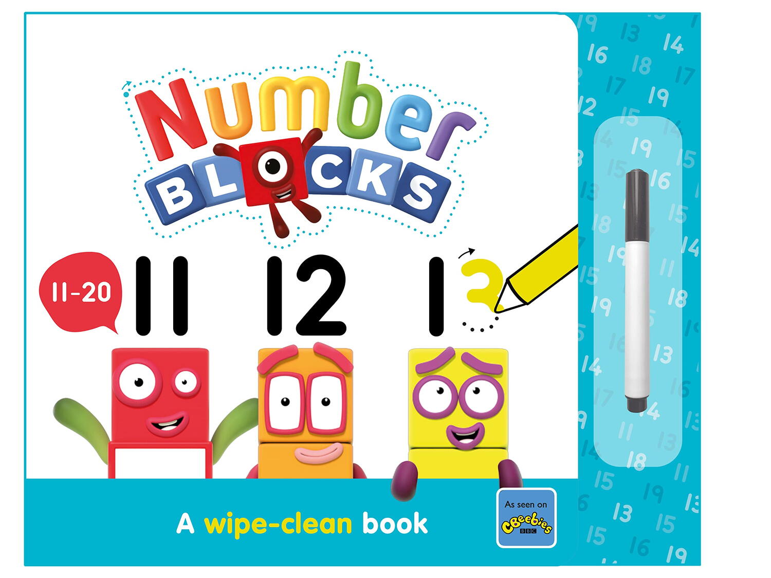 CARTICICA SCRIU SI STERG -  NUMBERBLOCKS 11-20 - NUMBERBLOCKS (9781802630244) - Libelula Vesela - Carti