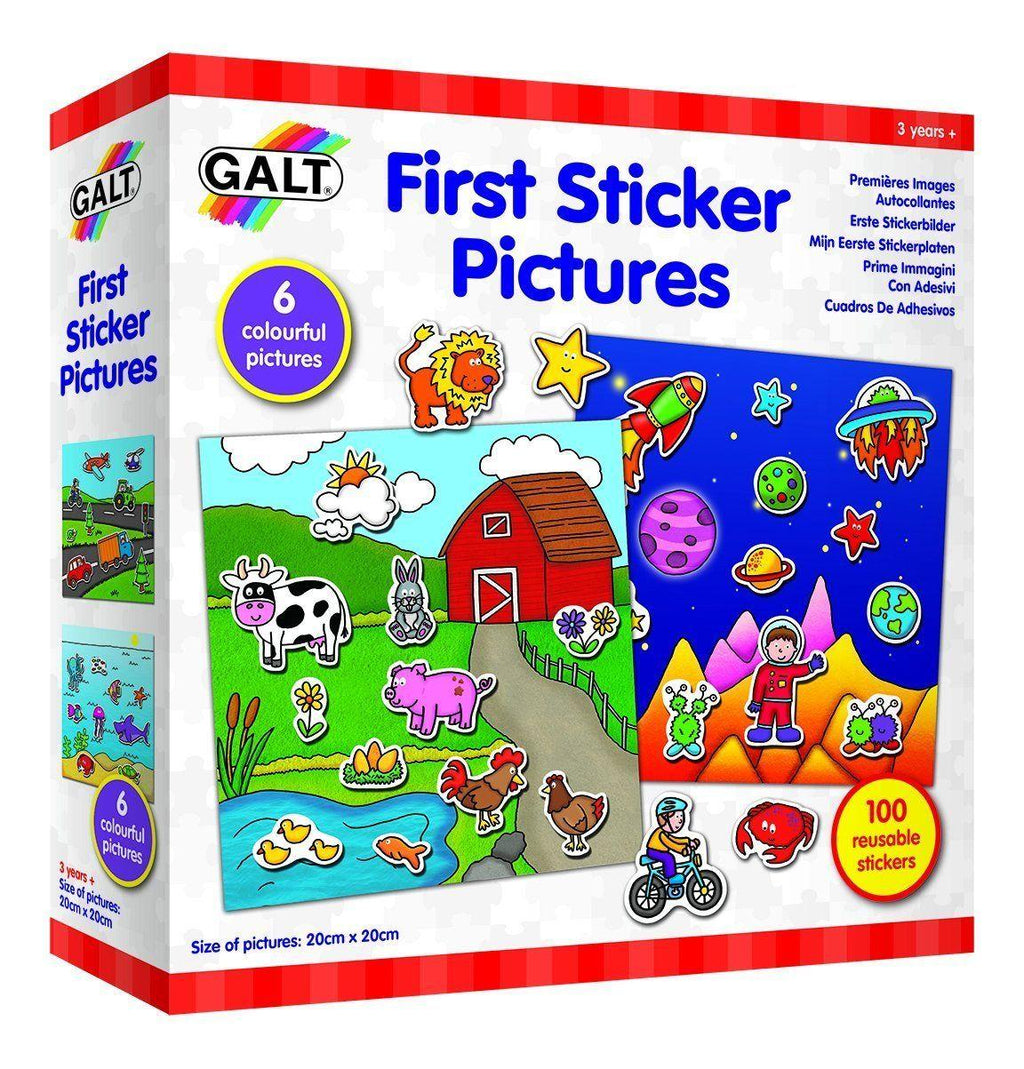 PRIMUL MEU SET DE STICKERE - GALT (1004594) - Libelula Vesela - Jucarii