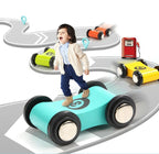 MEGA RAMPA CU MASINUTE DE CURSE - TOPBRIGHT (120334) - Libelula Vesela - Jucarii