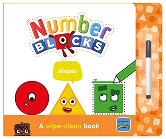 CARTICICA SCRIU SI STERG  NUMBERBLOCKS - FORME GEOMETRICE - NUMBERBLOCKS (9781782269557) - Libelula Vesela - Carti