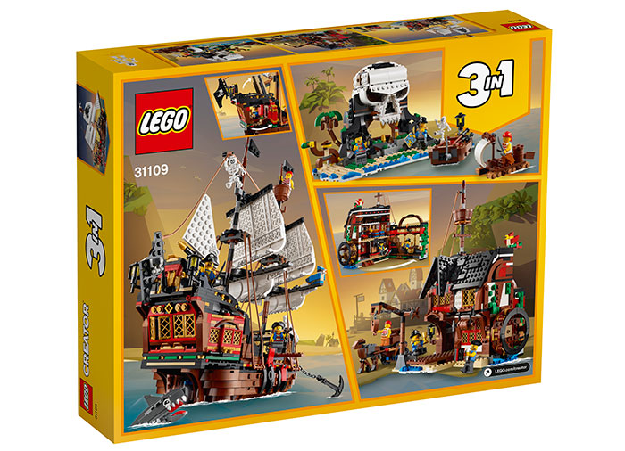 CORABIE DE PIRATI LEGO CREATOR - LEGO (31109) - Libelula Vesela - Jucarii