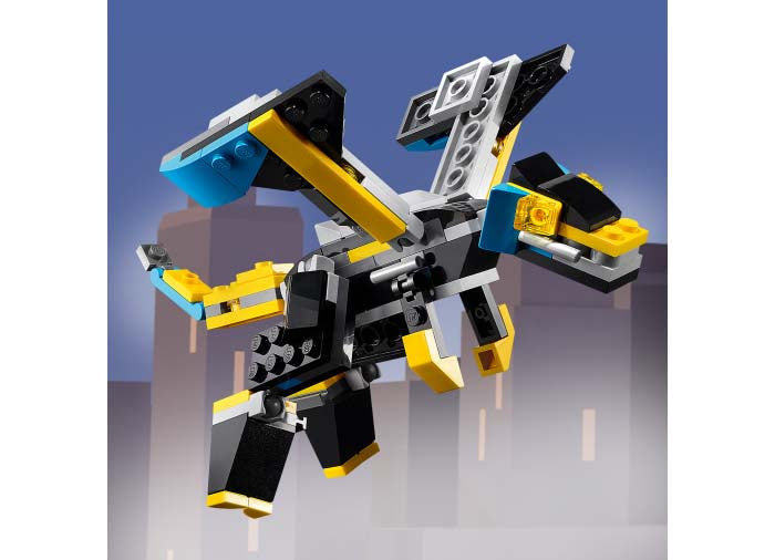 SUPER ROBOT - LEGO CREATOR - LEGO (31124) - Libelula Vesela - Jucarii