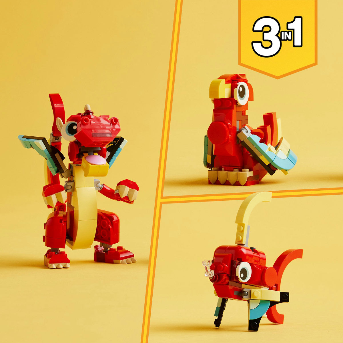 DRAGON ROSU - LEGO CREATOR - LEGO (31145)