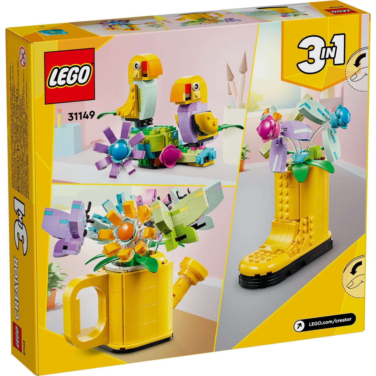 FLORI IN STROPITOARE - LEGO CREATOR - LEGO (31149) - Libelula Vesela - Jucarii