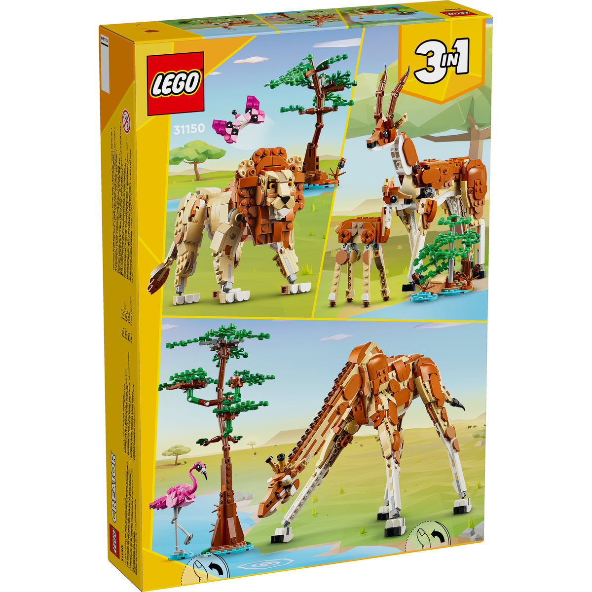 ANIMALE SALBATICE DIN SAFARI - LEGO CREATOR - LEGO (31150) - Libelula Vesela - Jucarii