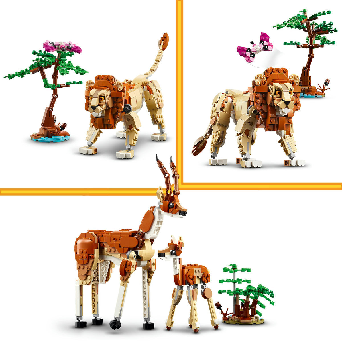 ANIMALE SALBATICE DIN SAFARI - LEGO CREATOR - LEGO (31150)
