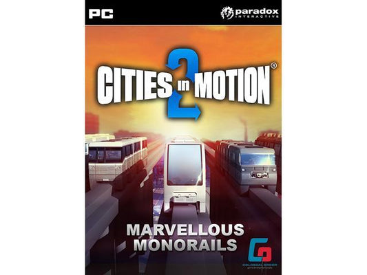 CITIES IN MOTION 2 - MARVELLOUS MONORAILS (DLC) - STEAM - PC - WORLDWIDE - Libelula Vesela - Jocuri video