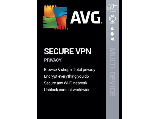 AVG SECURE VPN (5 DEVICES, 2 YEARS) - OFFICIAL WEBSITE - MULTILANGUAGE - WORLDWIDE - PC / ANDROID / MAC / IOS - Libelula Vesela - Software