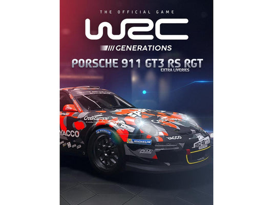 WRC GENERATIONS - PORSCHE 911 GT3 RS RGT EXTRA LIVERIES (DLC) - PC - STEAM - MULTILANGUAGE - WORLDWIDE - Libelula Vesela - Jocuri video