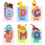 PUZZLE DIN LEMN - LITERE SI ANIMALUTE - TOPBRIGHT (120324) - Libelula Vesela - Jucarii