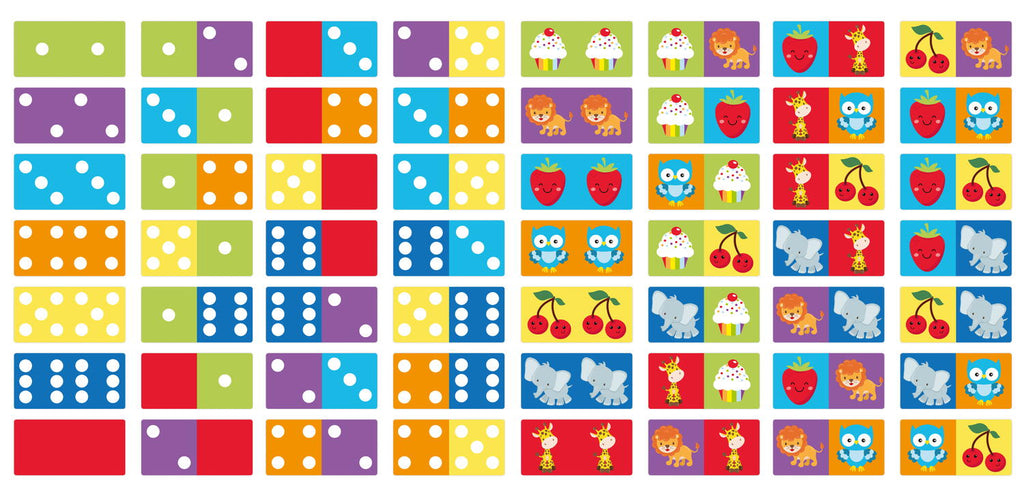 JOC DE DOMINO DUBLU - GRAFIX (300013) - Libelula Vesela - Jucarii