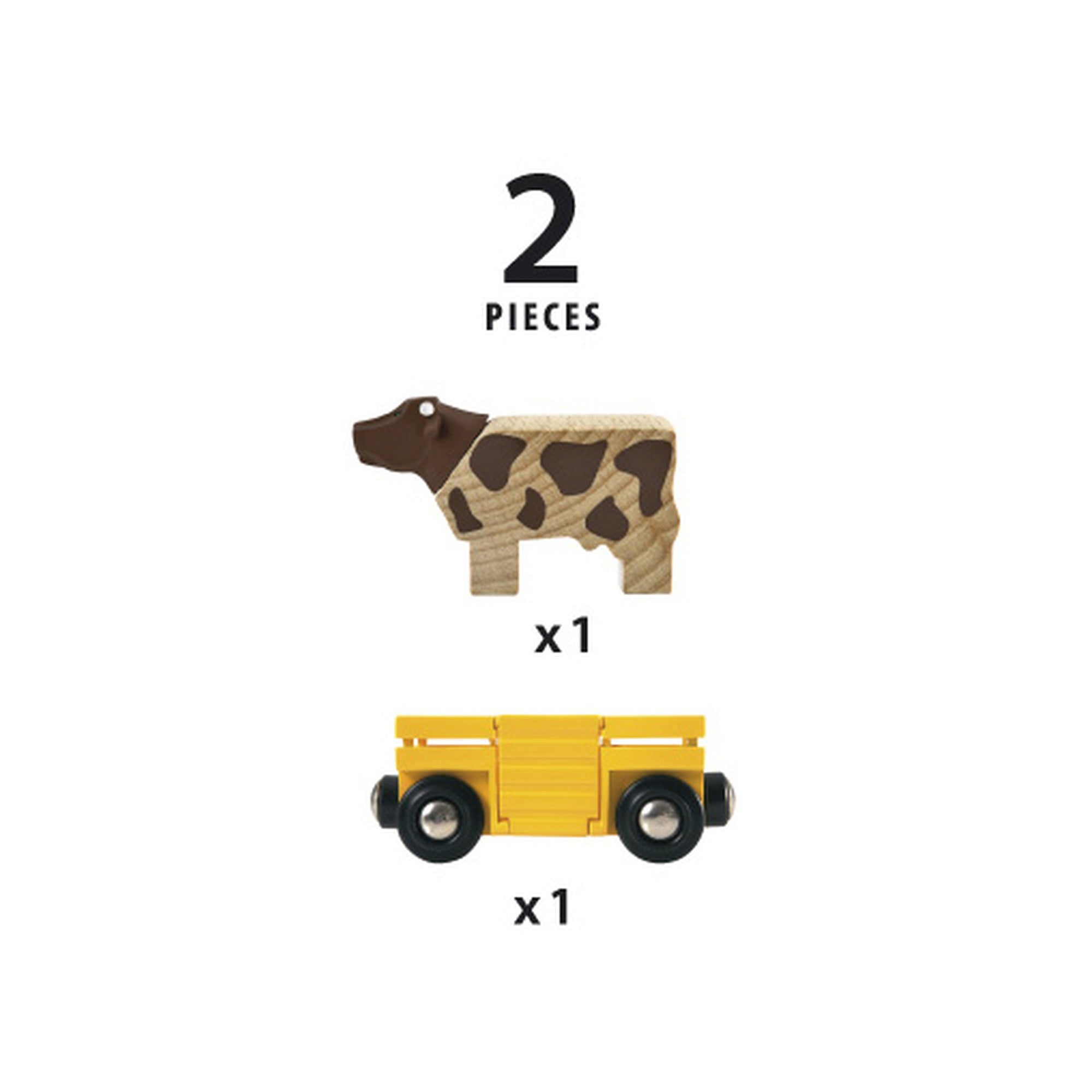 REMORCA SI VACUTA - BRIO (33406) - Libelula Vesela - Jucarii