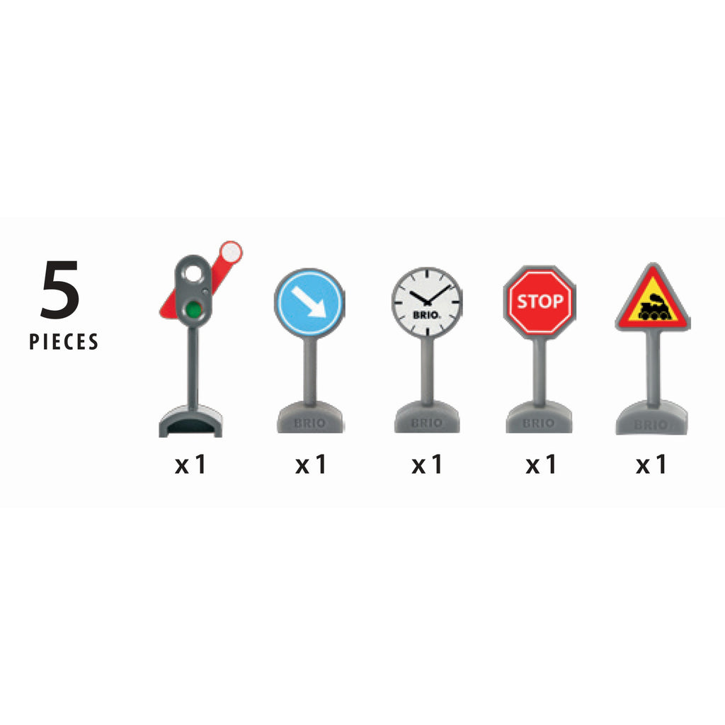 KIT SEMNE TRAFIC - BRIO (33864) - Libelula Vesela - Jucarii