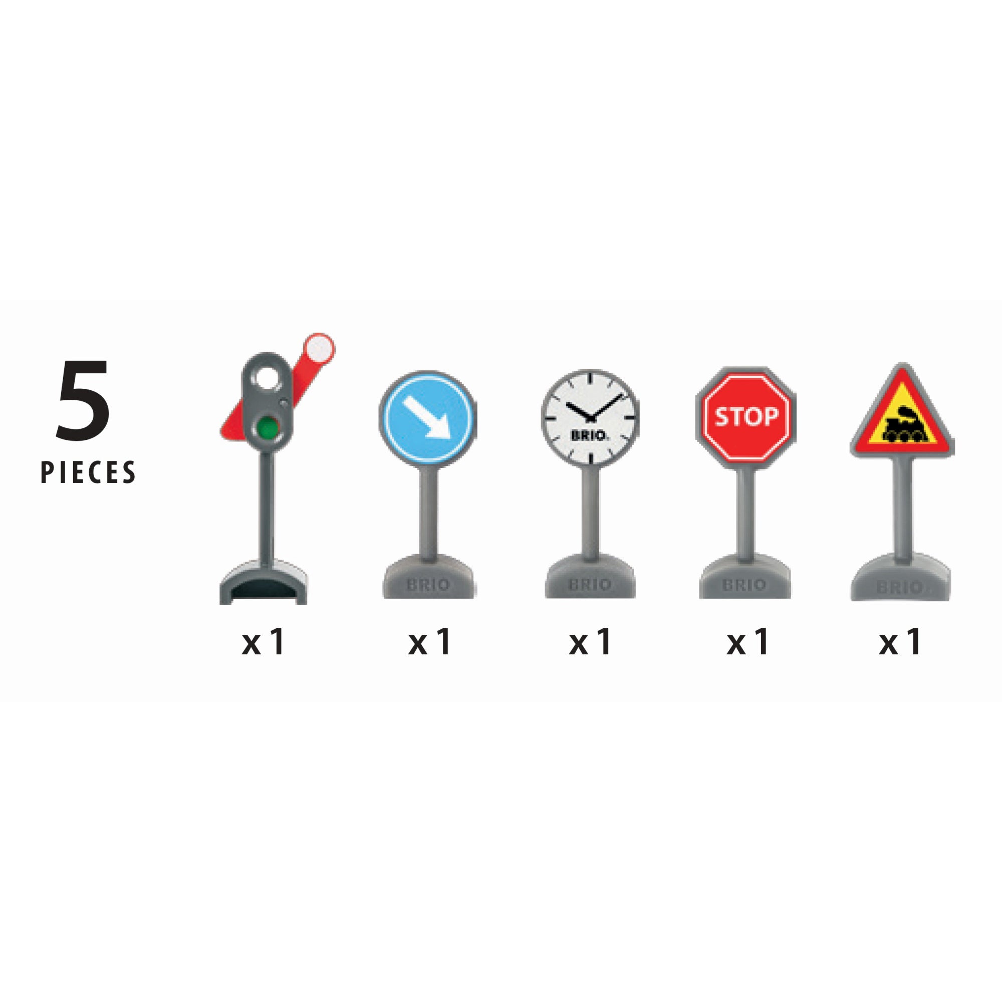 KIT SEMNE TRAFIC - BRIO (33864) - Libelula Vesela - Jucarii