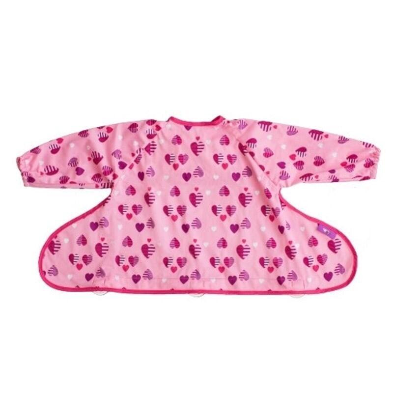 BAVETA CU MANECI SI VENTUZE  - INIMIOARE - TIDY TOT (CCLH) - Libelula Vesela - Puericultura