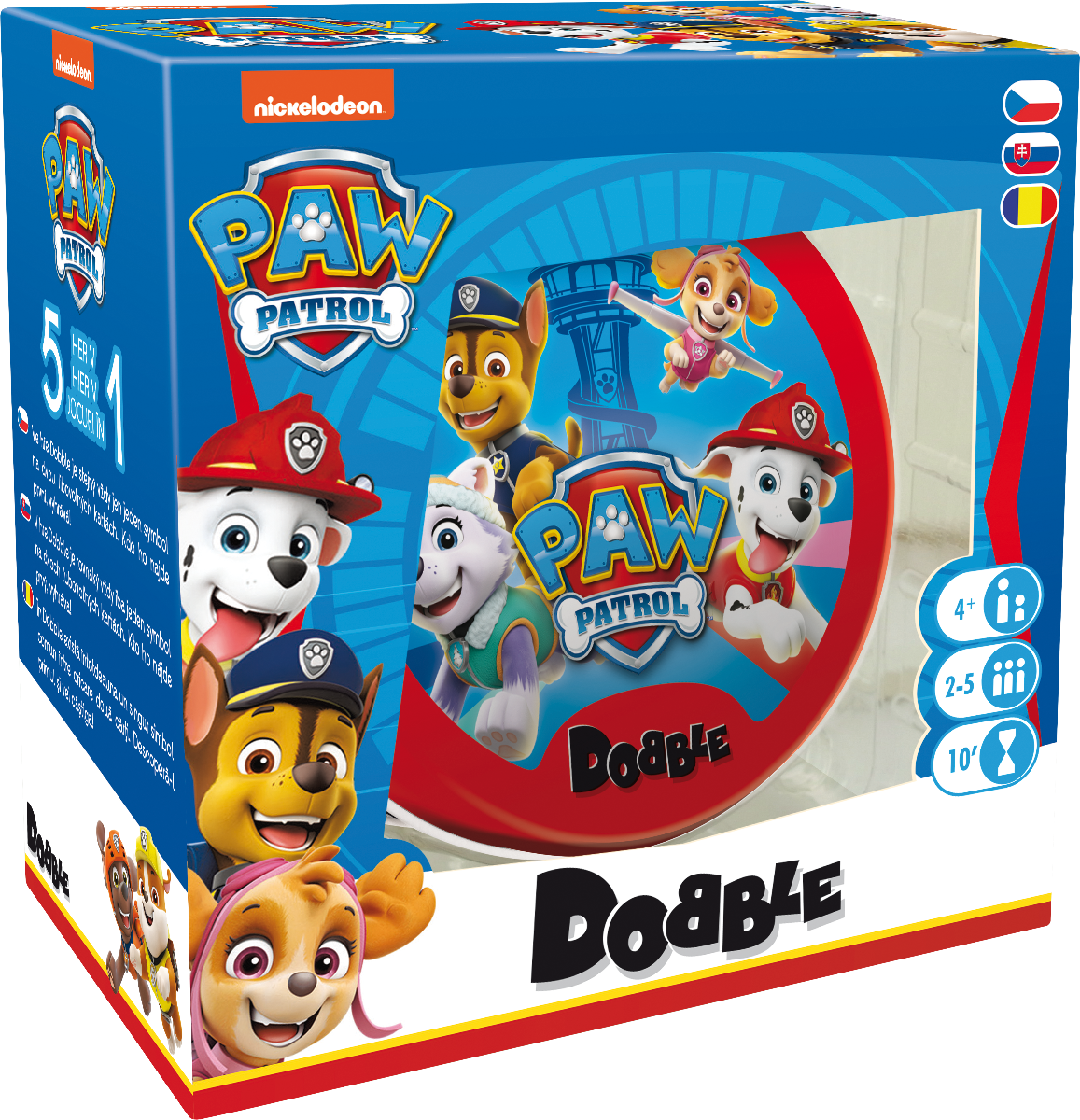 JOC DOBBLE PAW PATROL CZ/SK/RO - ASMODEE (DOBPP01CSSKRO) - Libelula Vesela - Jucarii