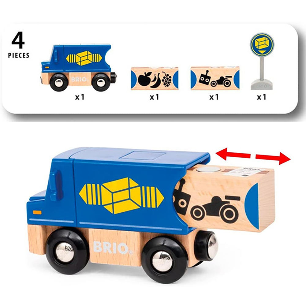 BRIO - CAMION DE LIVRARI - BRIO (BRIO36020) - Libelula Vesela - Jucarii