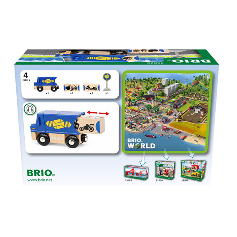 BRIO - CAMION DE LIVRARI - BRIO (BRIO36020) - Libelula Vesela - Jucarii