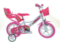 BICICLETA COPII 12'' - UNICORN - DINO BIKES (124RL-UN) - Libelula Vesela - Jucarii