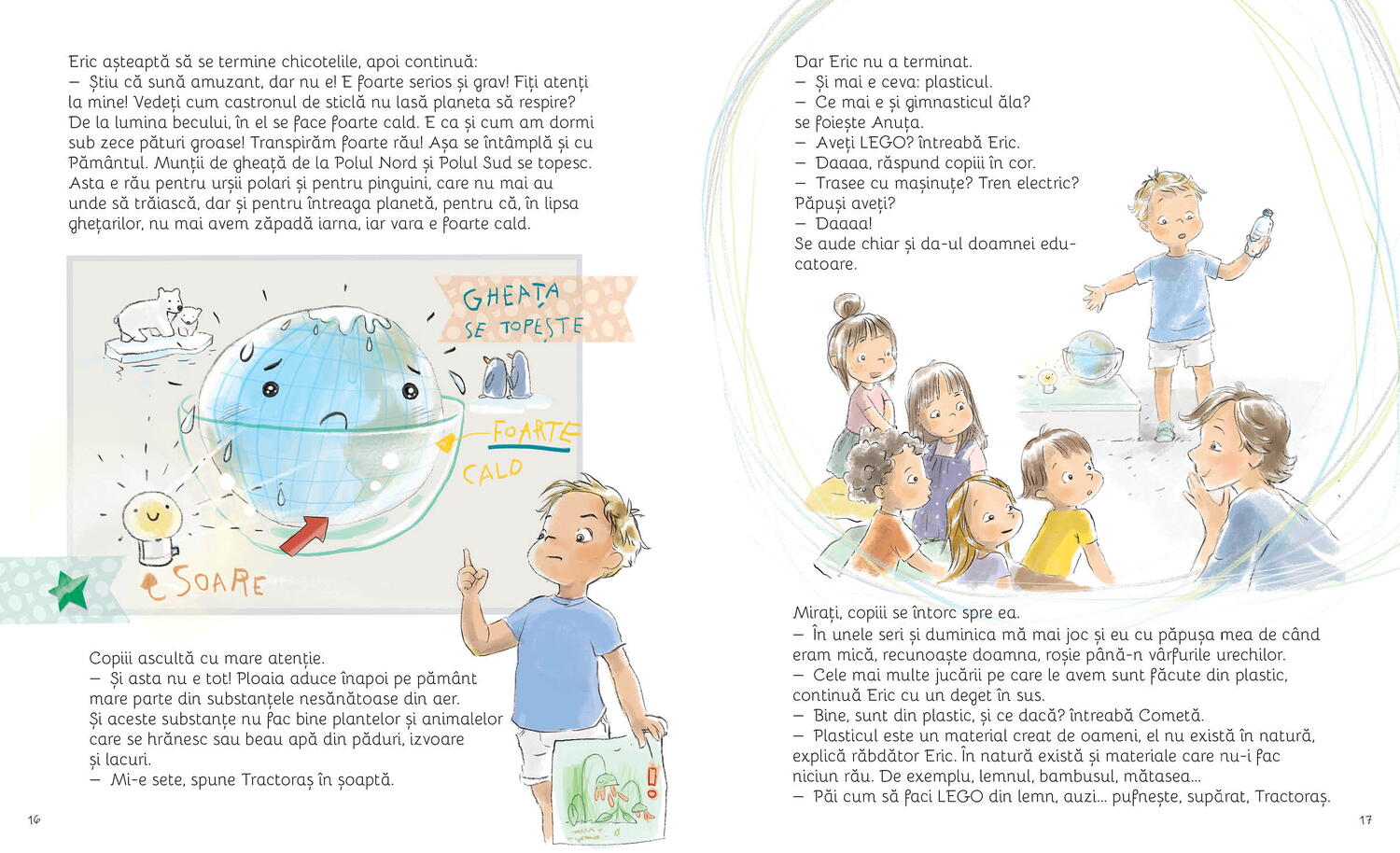 PLANETA E CASA NOASTRA! EMA SI ERIC RECICLEAZA - DPH (978-606-048-536-0) - Libelula Vesela - Jucarii