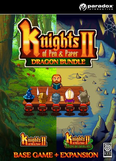 KNIGHTS OF PEN AND PAPER 2 - DRAGON BUNDLE - STEAM - PC - EMEA, US - Libelula Vesela - Jocuri video
