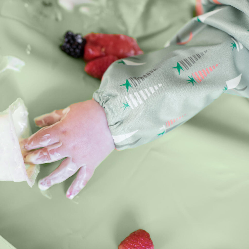 KIT HRANIRE - BAVETA SI TAVA (MORCOVEI JUCAUSI) - TIDY TOT (BTK21SG) - Libelula Vesela - Puericultura