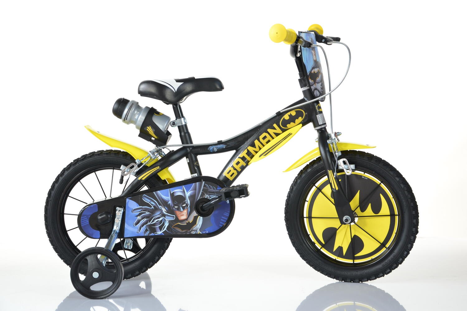 BICICLETA COPII 14" BATMAN - DINO BIKES (614-BT) - Libelula Vesela - Jucarii