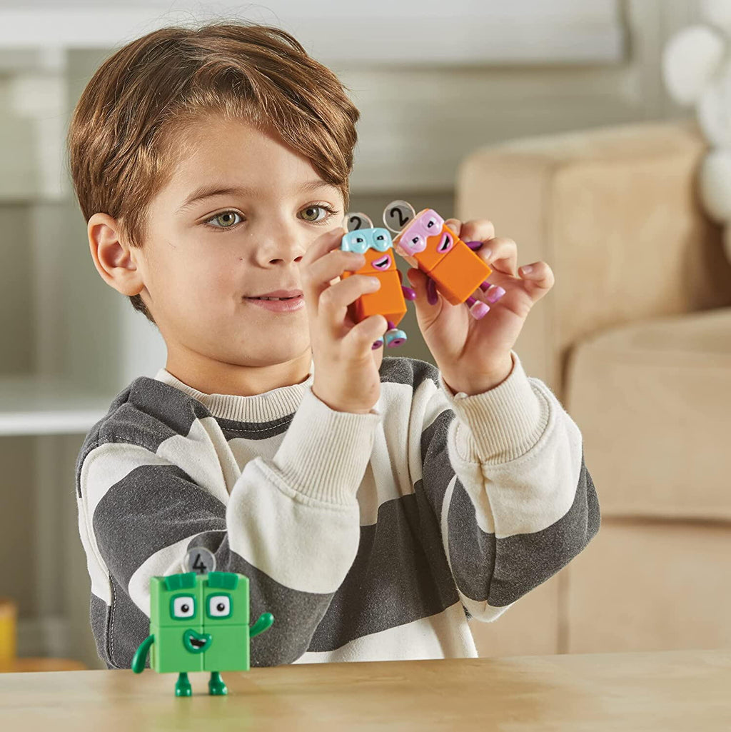 SET FIGURINE NUMBERBLOCKS - PATRU & TERIBILII DOI - HAND2MIND (HM95355-UK) - Libelula Vesela - Jucarii