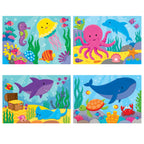 SET 4 PUZZLE-URI  - OCEANUL VESEL (2,3,4,5 PIESE) - GALT (1005452) - Libelula Vesela - Jucarii