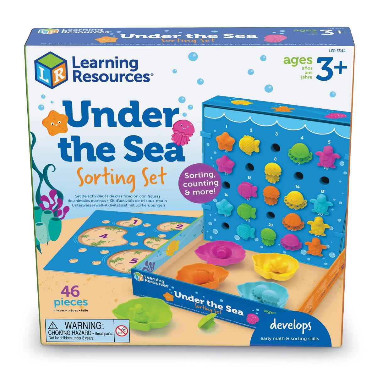 SET SORTAT SI NUMARAT - OCEANUL VESEL - LEARNING RESOURCES (LER5544) - Libelula Vesela - Jucarii