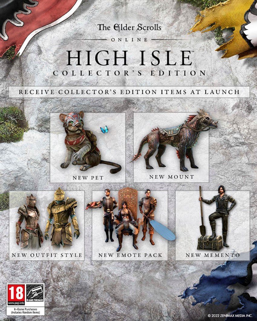 THE ELDER SCROLLS ONLINE - HIGH ISLE (COLLECTOR'S EDITION UPGRADE) - PC - OFFICIAL WEBSITE - MULTILANGUAGE - WORLDWIDE - Libelula Vesela - Jocuri video