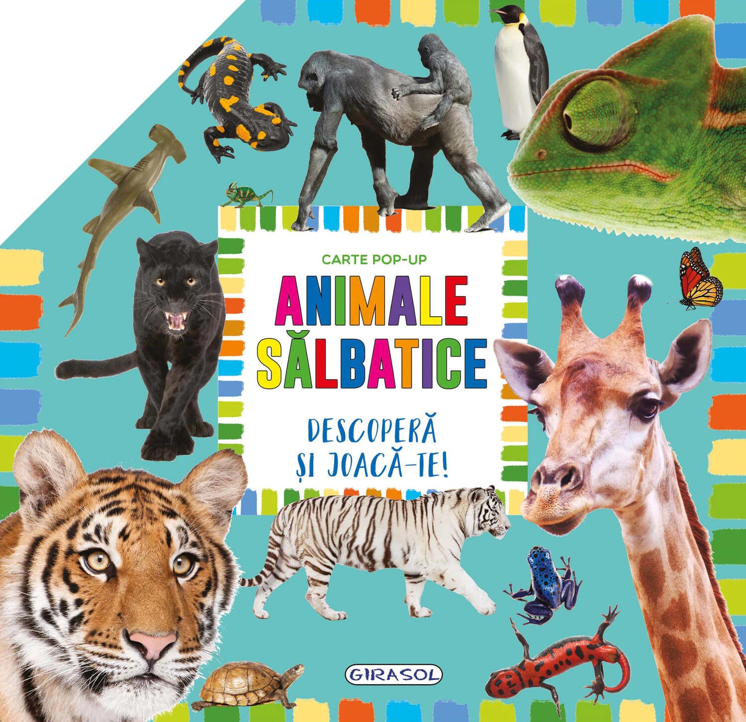 CARTE POP-UP - ANIMALE SALBATICE - GIRASOL (978-606-024-102-7) - Libelula Vesela - Carti