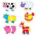 BABY PUZZLE: FERMA (2 PIESE) (1003028) - Libelula Vesela - Jucarii