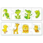 PUZZLE PUI DE ANIMALE, 6X4 PIESE - RAVENSBURGER (RVSPC03006) - Libelula Vesela - Jucarii