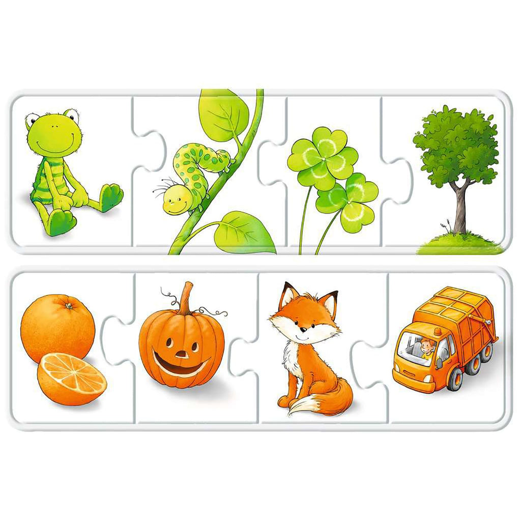 PUZZLE LUCRURI COLORATE, 6X4 PIESE - RAVENSBURGER (RVSPC03007) - Libelula Vesela - Jucarii