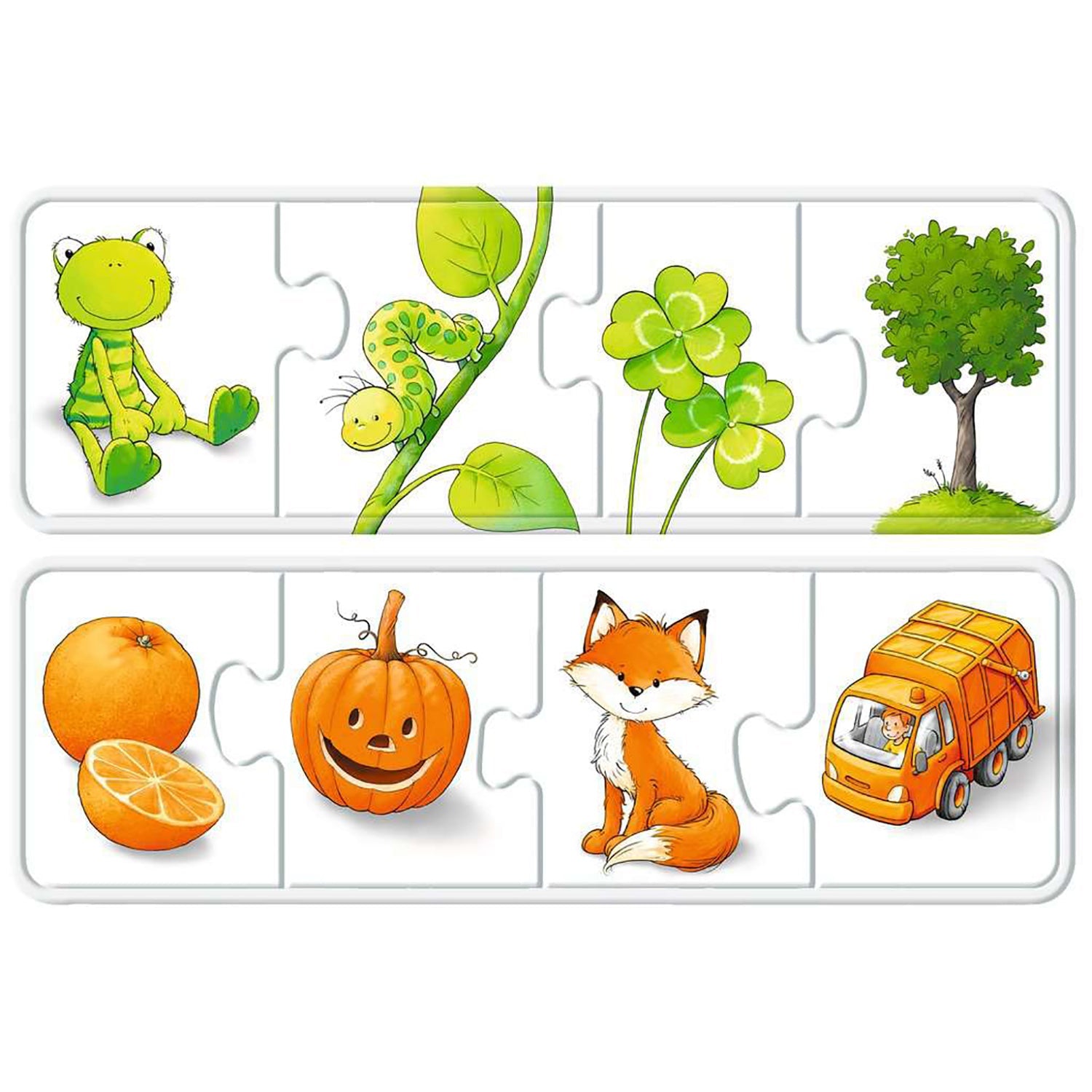 PUZZLE LUCRURI COLORATE, 6X4 PIESE - RAVENSBURGER (RVSPC03007) - Libelula Vesela - Jucarii