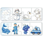 PUZZLE LUCRURI COLORATE, 6X4 PIESE - RAVENSBURGER (RVSPC03007) - Libelula Vesela - Jucarii