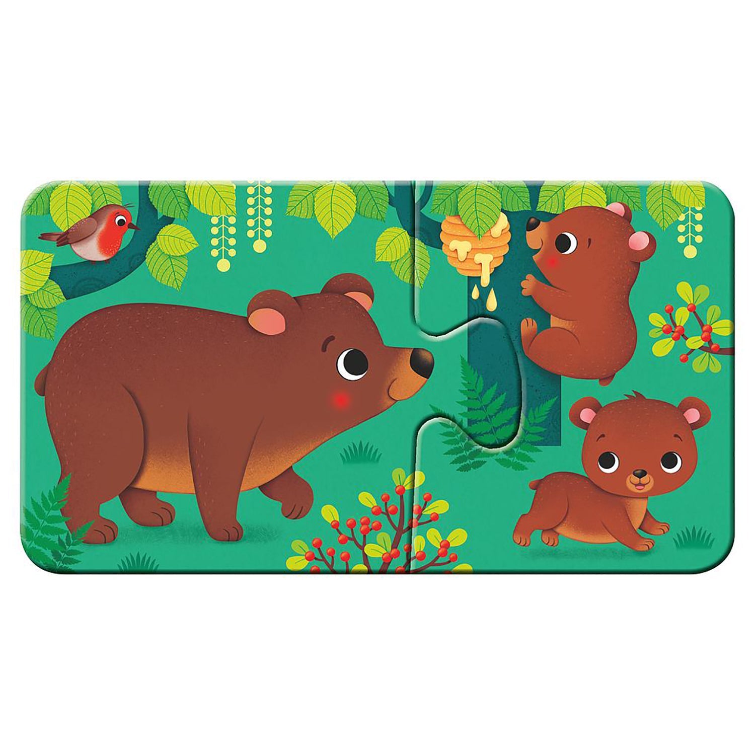 PUZZLE ANIMALE SI PUIUTII LOR, 9X2 PIESE - RAVENSBURGER (RVSPC03123) - Libelula Vesela - Jucarii