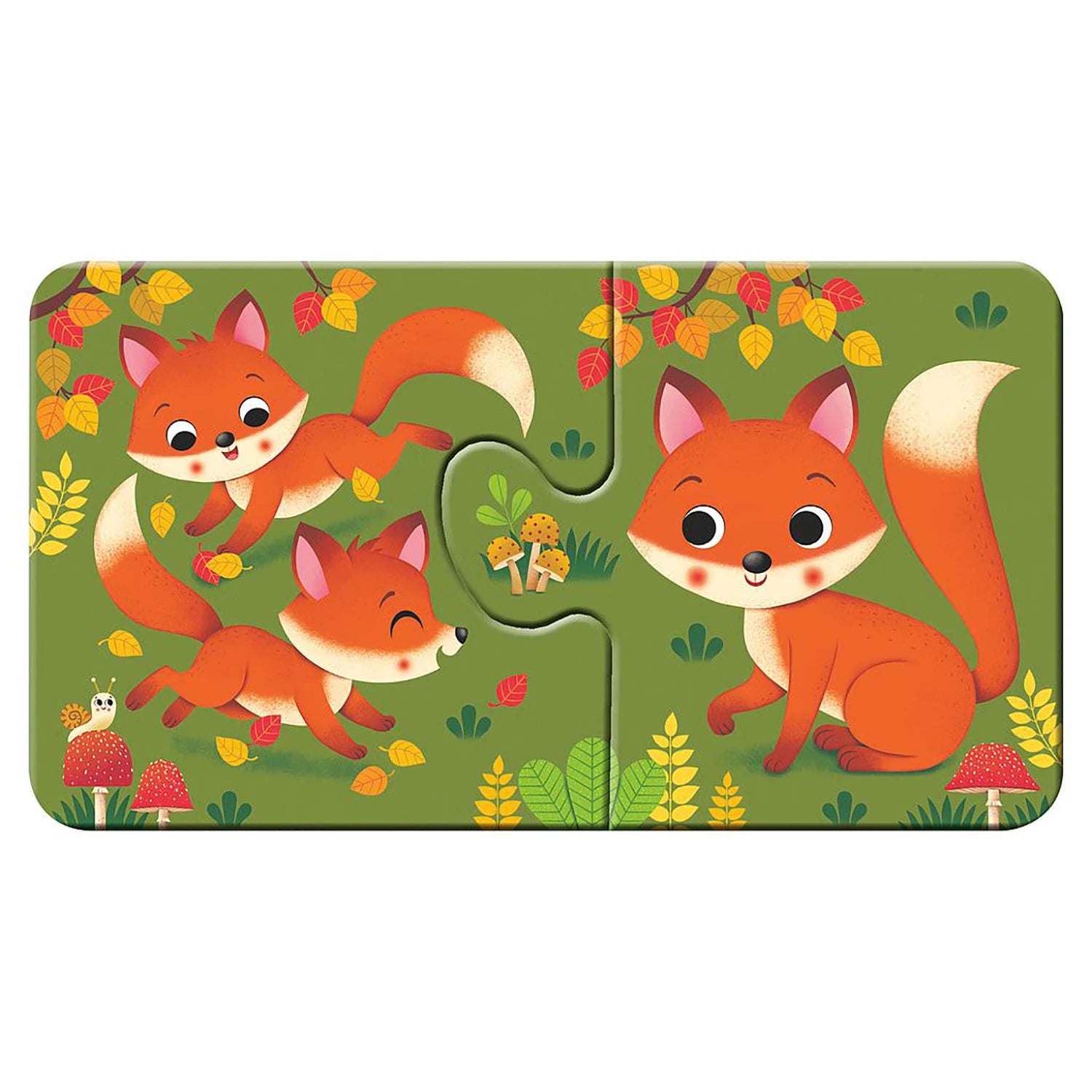 PUZZLE ANIMALE SI PUIUTII LOR, 9X2 PIESE - RAVENSBURGER (RVSPC03123)