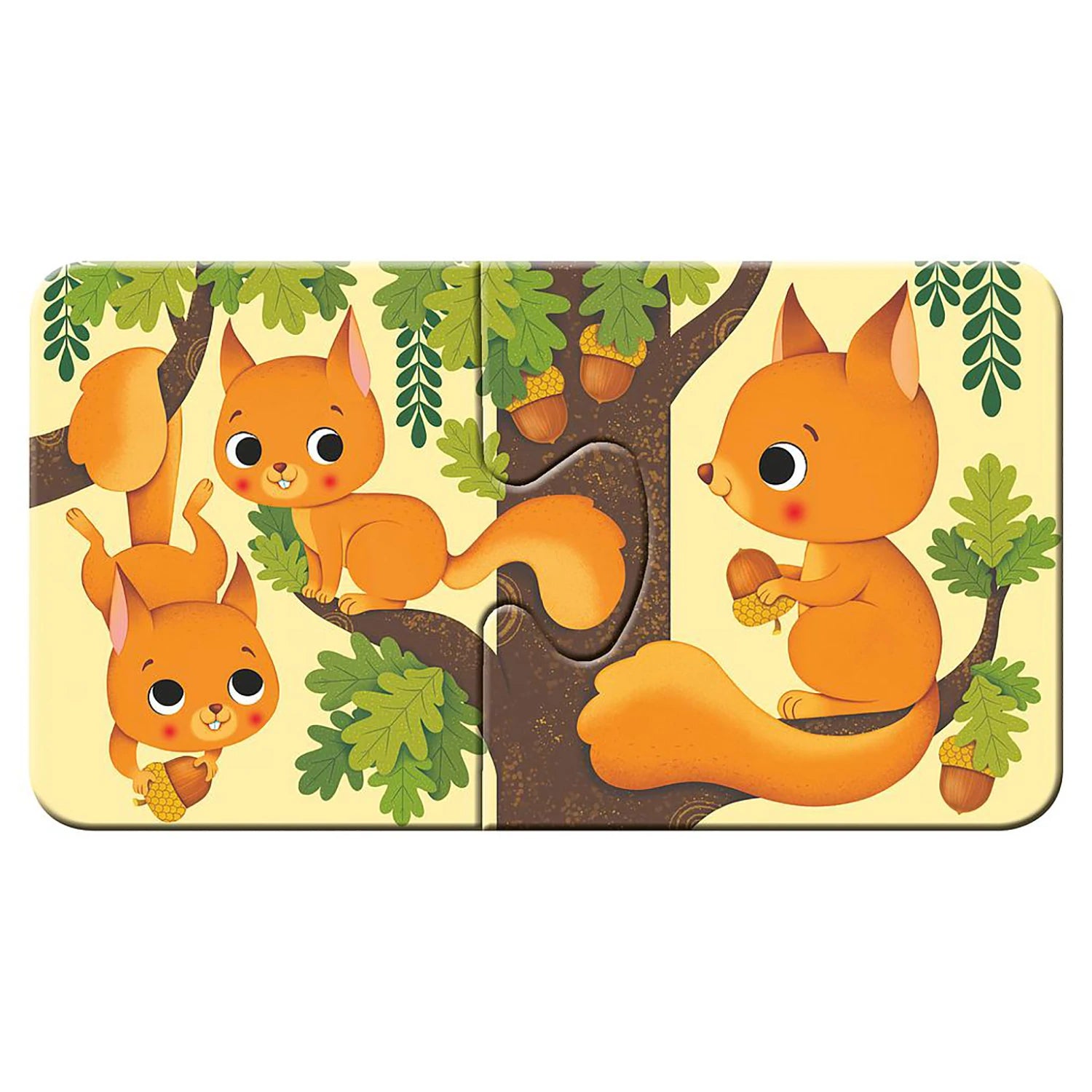 PUZZLE ANIMALE SI PUIUTII LOR, 9X2 PIESE - RAVENSBURGER (RVSPC03123)