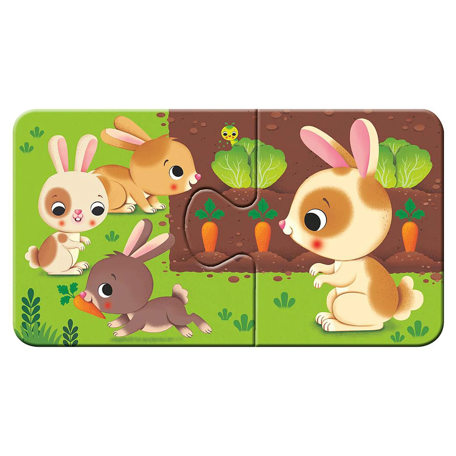 PUZZLE ANIMALE SI PUIUTII LOR, 9X2 PIESE - RAVENSBURGER (RVSPC03123)