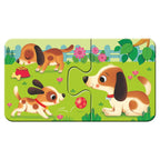 PUZZLE ANIMALE SI PUIUTII LOR, 9X2 PIESE - RAVENSBURGER (RVSPC03123) - Libelula Vesela - Jucarii