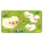 PUZZLE ANIMALE SI PUIUTII LOR, 9X2 PIESE - RAVENSBURGER (RVSPC03123) - Libelula Vesela - Jucarii