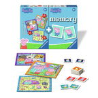 PUZZLE + JOC MEMORY PEPPA PIG, 25/36/49 PIESE - RAVENSBURGER (RVSPC03152) - Libelula Vesela - Jucarii