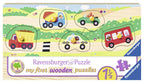 PUZZLE DIN LEMN CU VEHICULE, 5 PIESE - RAVENSBURGER (RVSPC03236) - Libelula Vesela - Jucarii
